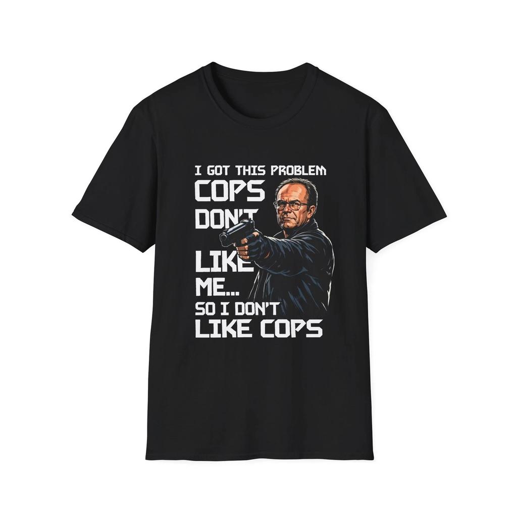 I Got This Problem Cops Don't Like Me T-Shirt |Robocop Clarence Boddicker