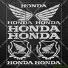 For Honda Stickers Motorcycle Sticker Decal Skateboard Helmet Fuel Tank Tail Box Decals