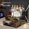 Роскошный косметический шкаф для хранения: Большой современный настольный органайзер для косметики.