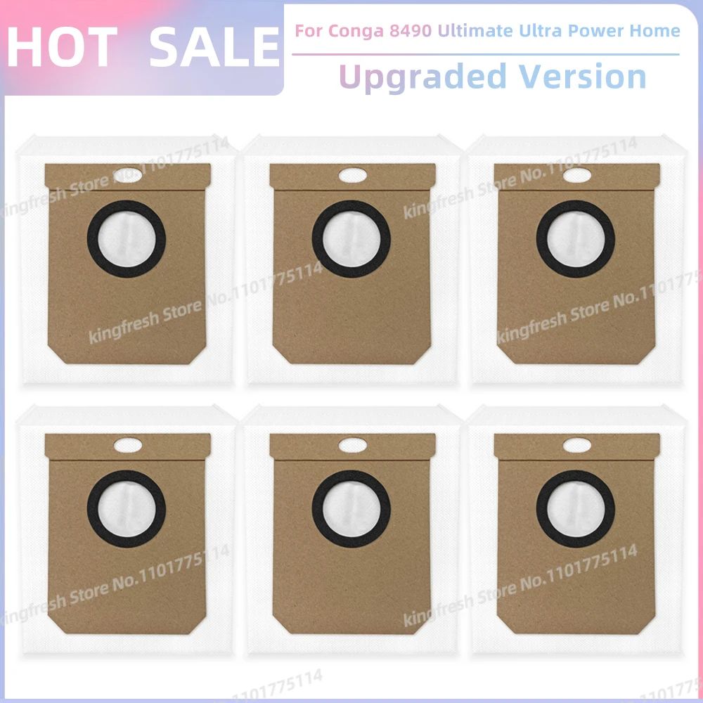 Подходит для ( Cecotec Conga 8490 Ultimate Ultra Power Home ) Запчасти для пылесоса Основная щетка Боковая щетка HEPA-фильтр Ткань для швабры Пылесборник