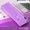 Игровая механическая клавиатура K600 с подсветкой и двухцветным дизайном - Компьютерные аксессуары