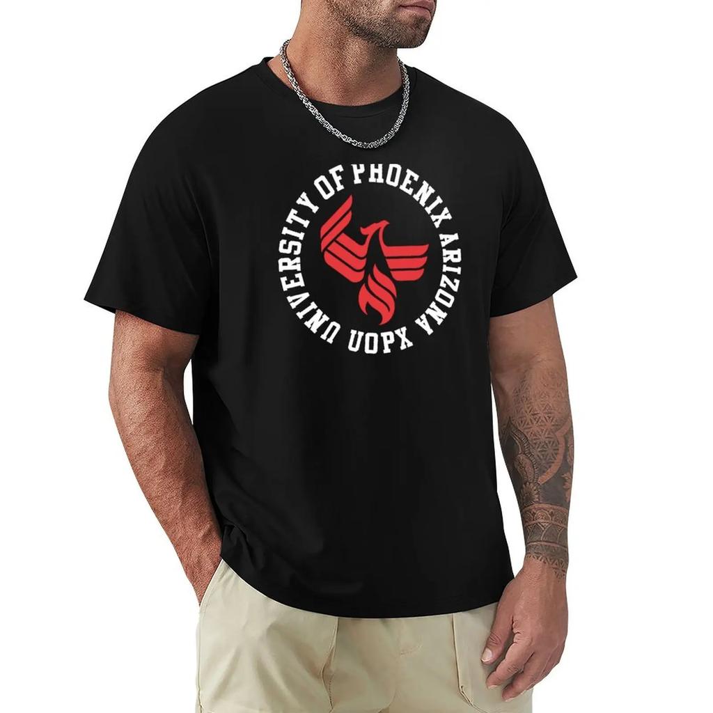 The University of Phoenix Thinking Ahead T-Shirt blacks edition hippie clothes white t shirts