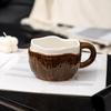 INS Creative Coffee Cup Hand-Held Imitation Coconut Shell Water Cup Coconut Ceramic Mug Household
