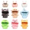 Changing Dressing Game Doll Clothes Suspender Pants Cartoon Plush Shoes Mini Animal Hoodies