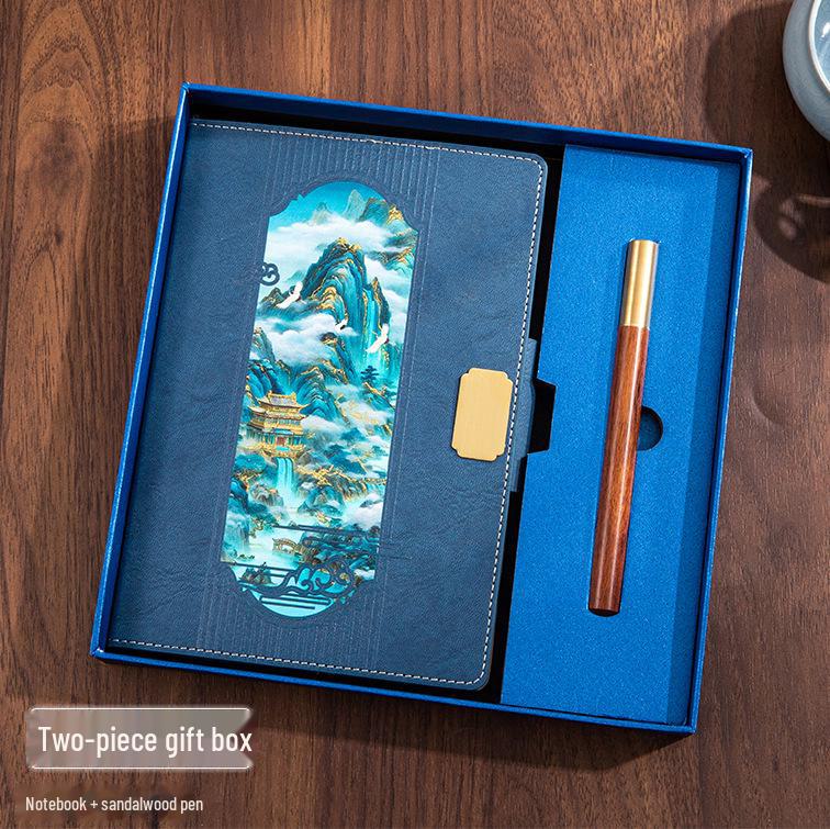 Подарочный набор из креативных деловых блокнотов 2025 года с магнитной застежкой