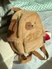 Plush Bag Women'S Bag Puppy Backpack Cute Cartoon Versatile Student Class Backpack