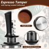 Coffee Tool Set 53mm 7pcs Tamper Distributor Black