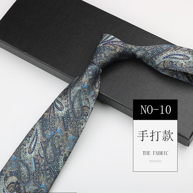 Мужской печатный галстук, узор Ретро, костюм джентльмена, ширина рубашки 9 см, шелковистый, мягкий, длинный, ручной работы
