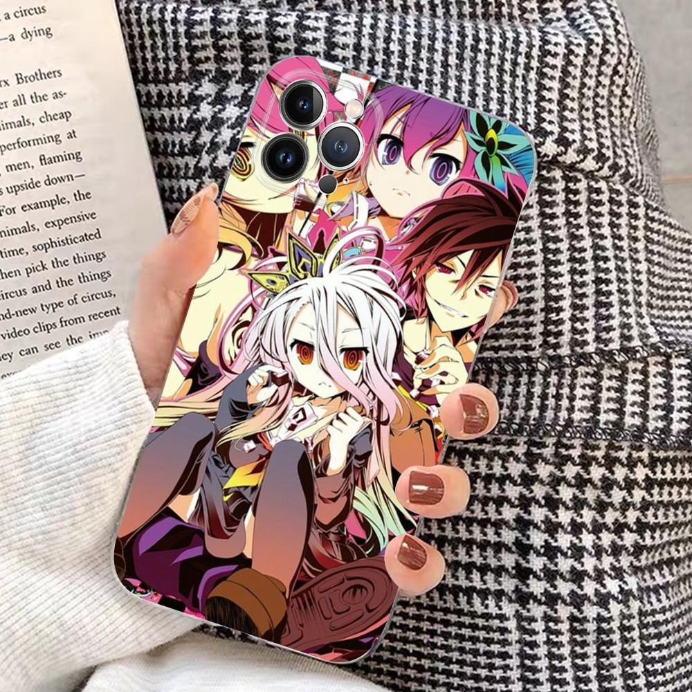 Чехол для телефона из аниме No Game NO life для iPhone 15 8 7 6 6S Plus X SE 2020 XR XS 14 11 12 13 Mini Pro Max