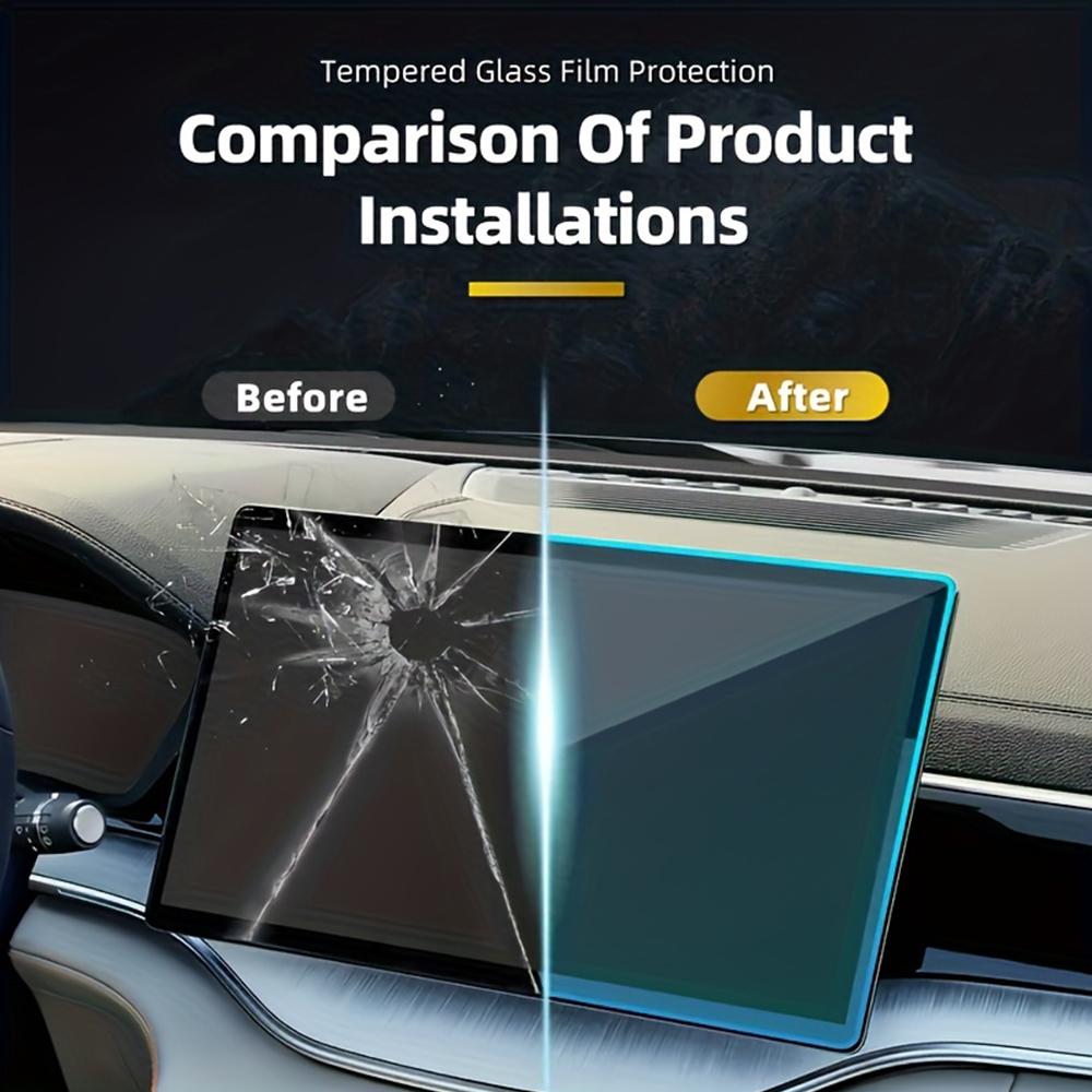 Tempered Glass Screen Protector for BYD ATTO 2 Yuan GPS Navigation Display Interior Accessory