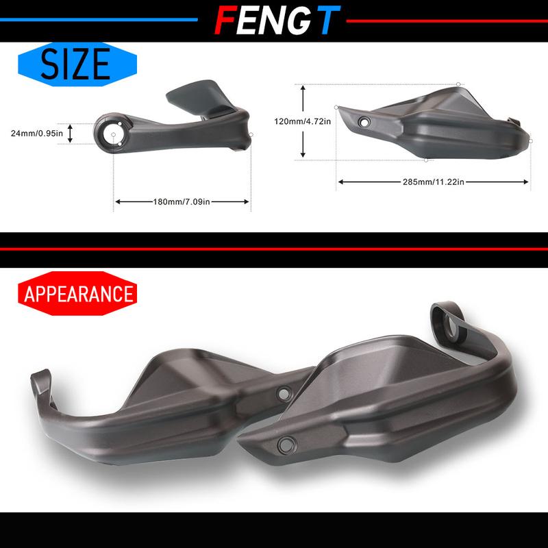 Motorcycle Handguards FOR longjia XDV250si XDV300i with XDV Handguard Hand Guards Windshield Guard ounting bracket