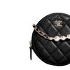 Chanel Женская сумка через плечо из овчины, одно плечо, черная AP2580-B07531-94305