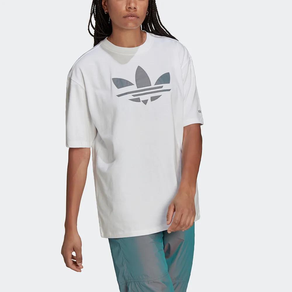 Adidas Originals Drop Shoulder Sleeve T Shirt Women's White (Unisex) T-Shirts H35894
