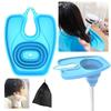 Convenient Hair Wash Tray Portable Hair Washing Tool Easy Install Foldable Hair Wash Tub  Bathroom