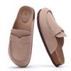 Fashion Crestar Women's Cork Clogs Slippers Summer Outdoor Non-sllip Beach Shoes Fashion Men Suede Flat Mules Slippers With Arch Support