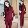 Women's Red Blazer Suit Set, 2025 Autumn/Winter Collection: Professional, Elegant, and Stylish.