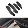 Для Nissan Qashqai 2016 2017 2018 Накладка на панель подлокотника дверной ручки салона автомобиля, черная, из микрофибры, кожаная, отделка, аксессуары