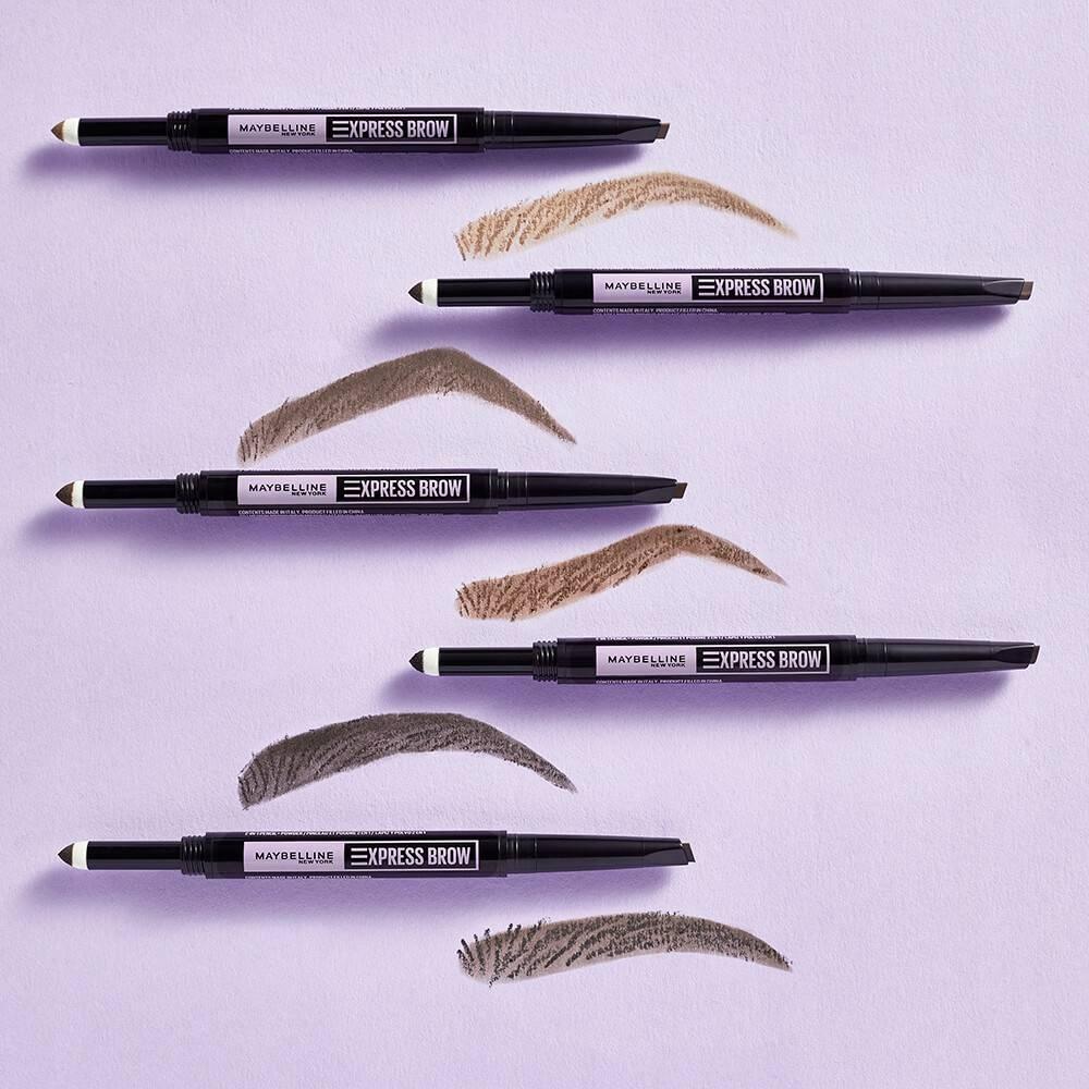 Maybelline Brow Satin Duo Eyebrow Pencil 05 Black Brown 2in1