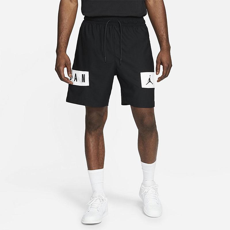 Jordan Быстросохнущие трикотажные баскетбольные шорты Dri-Fit Contrast Мужские брюки черные CZ4772-010