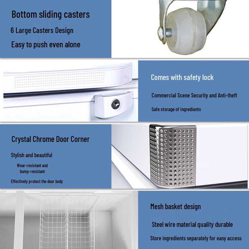 Meiling 865L Convertible Ultra-Low Temp Chest Freezer CN plug (adapter included)