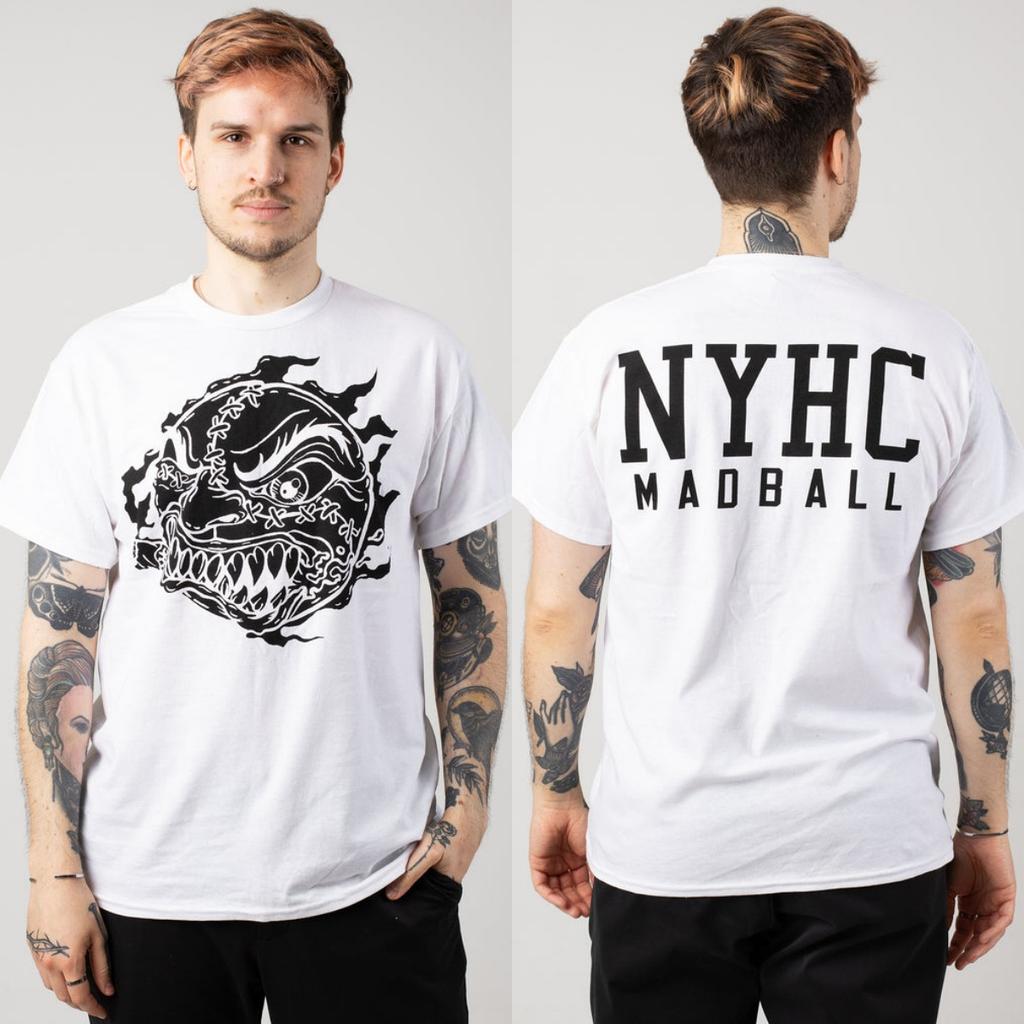 Y2k Madball Графическая Хлопковая Футболка Унисекс Летняя С Коротким Рукавом Модный Бренд Футболка Роскошная Повседневная Винтажные Футболки