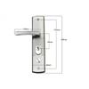 Aluminium Zinc Zinc Alloy Security Door Handle Universal Door Lock Household Hardware Panel Handle  Home