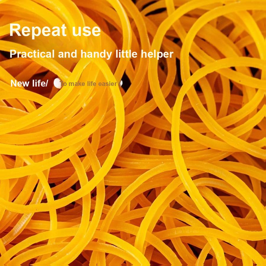 750 шт. Высокоэластичные Прочные Резинки, Желтые Коровьи Резинки для Связки Денег, Термостойкие Резиновые Кольца, Промышленные Резинки
