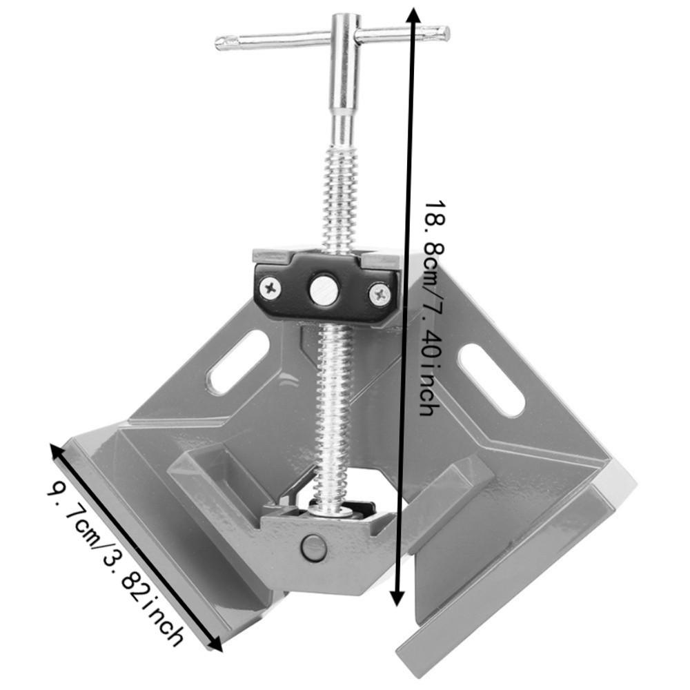 Aluminum Alloy Corner Clamp Adjustable Clamping Plates Quick Fixture Tool For Carpentry
