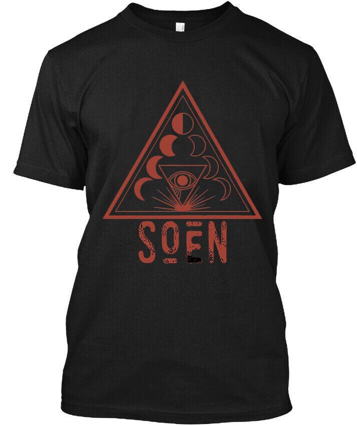 NEW POPULAR! Soen Lotus Sweden Music Graphic Retro Art Logo T-Shirt Mens Womens Tees Top Tops Tee Size S-4XL