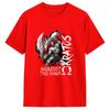 God Of War Kratos Tshirt Beach Harajuku T Shirts Couple Cotton O Neck Plus Size Clothing Short Sleeve Vintage Tops