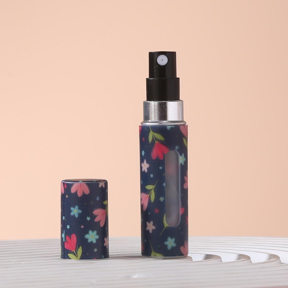 Empty Mini Perfume Bottle 5ML Perfume Atomizer Bottle Portable Spray Rotating Bottle for Women