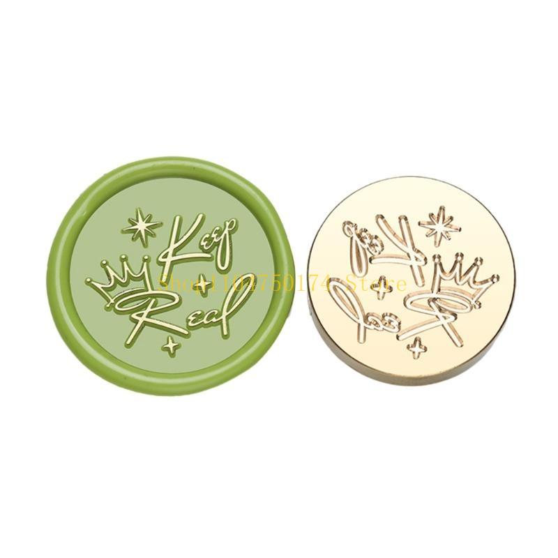 Seal Stamp Head Replacement Antique Embossed Sealing Stamp Head for Envelope top sale