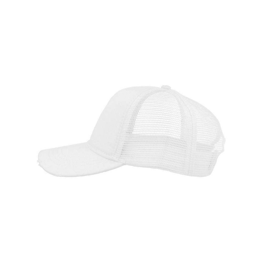 Atlantis Rapper Destroyed 5 Panel Weathered Trucker Cap