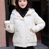 Осенне-зимняя хлопковая куртка корейского производства с капюшоном, утолщенная теплая модная короткая куртка из хлопка
