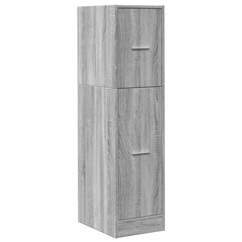 Apothecary Cabinet Grey Sonoma 30 x 41 x 118 cm Particleboard