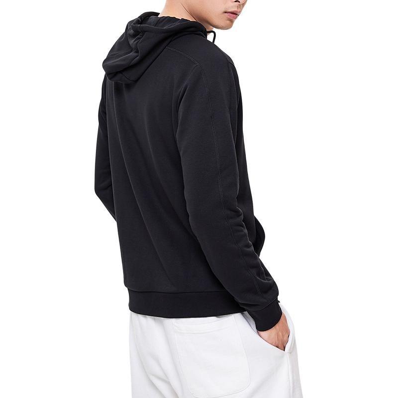 Adidas Sweatshirts Men's Black Hooded Moderate Regular EI4622