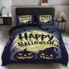 Постельное белье на Хэллоуин 3D-принт Комплект пододеяльника Дружелюбное к коже Односпальный Твин Двуспальный Размер Декор на Хэллоуин Комплект пододеяльника