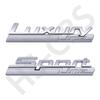 3D Metal Sport Line Logo Side Fender Badge Luxury Line Trunk Emblem Stickers For F10 G30 E46 E39 GE36 E90 F30 F20 E60 Car Styling