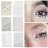 Self-Adhesive Face Rhinestone Makeup Supplies Sparkling Non-Irritation Festival Face Jewels Face Eye Gems for Women