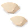 Muji Coffee Filters 60 sheets x 2 pack Total 120 Cone shape Includes flushable tissue (2)