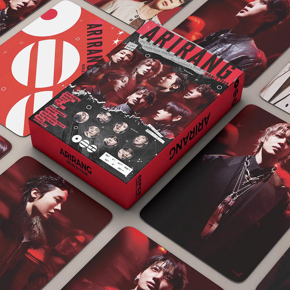 Мировой тур BTS ARIRANG Набор LOMO-карточек: 55 Ручных Мини-Карточек с Фотографиями Bangtan