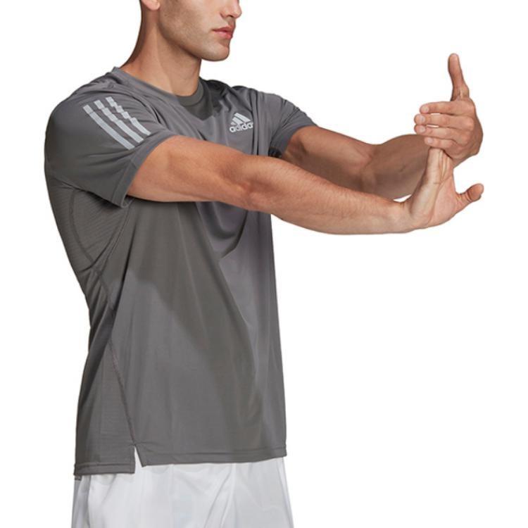 Adidas Set-in Sleeve T-Shirt Men's Gray HB7430