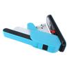 HeavyDuty Stapler LaborSaving Magazine Type AntiPinch Hand 190 Pages Book Sewer for Office(Blue )