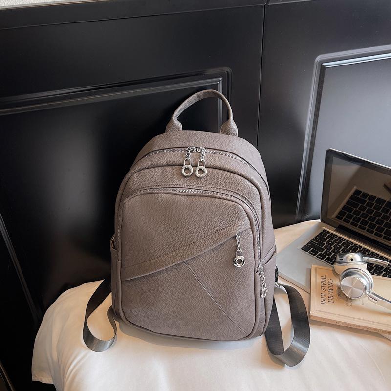 Вместительный простой и модный рюкзак, новая женская сумка высокого класса в стиле кэжуал, рюкзак для путешествий