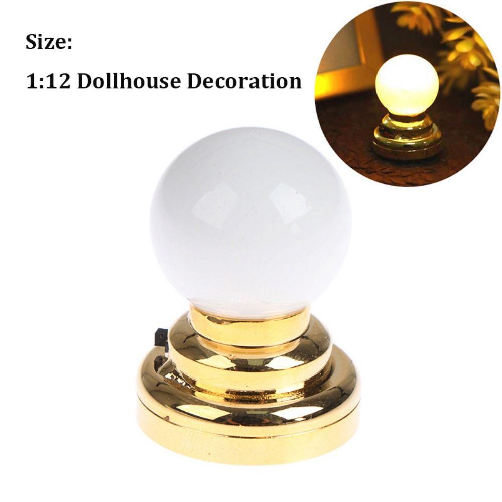 Mini Dollhouse Colored Glass Lamp 1:12 Ceiling Lamp Chandelier Doll House Accessories