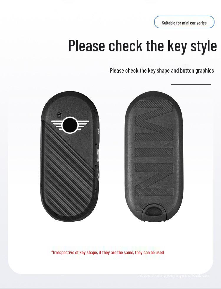 Carbon Fiber Key Case for BMW MINI Cooper - Protective MINI Key Bag Shell