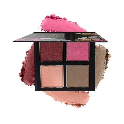 FACESCANADA 4 в 1 четырехцветная палетка теней для век, пудра - Gossip Gang 04, 4,8 г | Матовые оттенки | Квартет теней для век с сатиновым матовым финишем