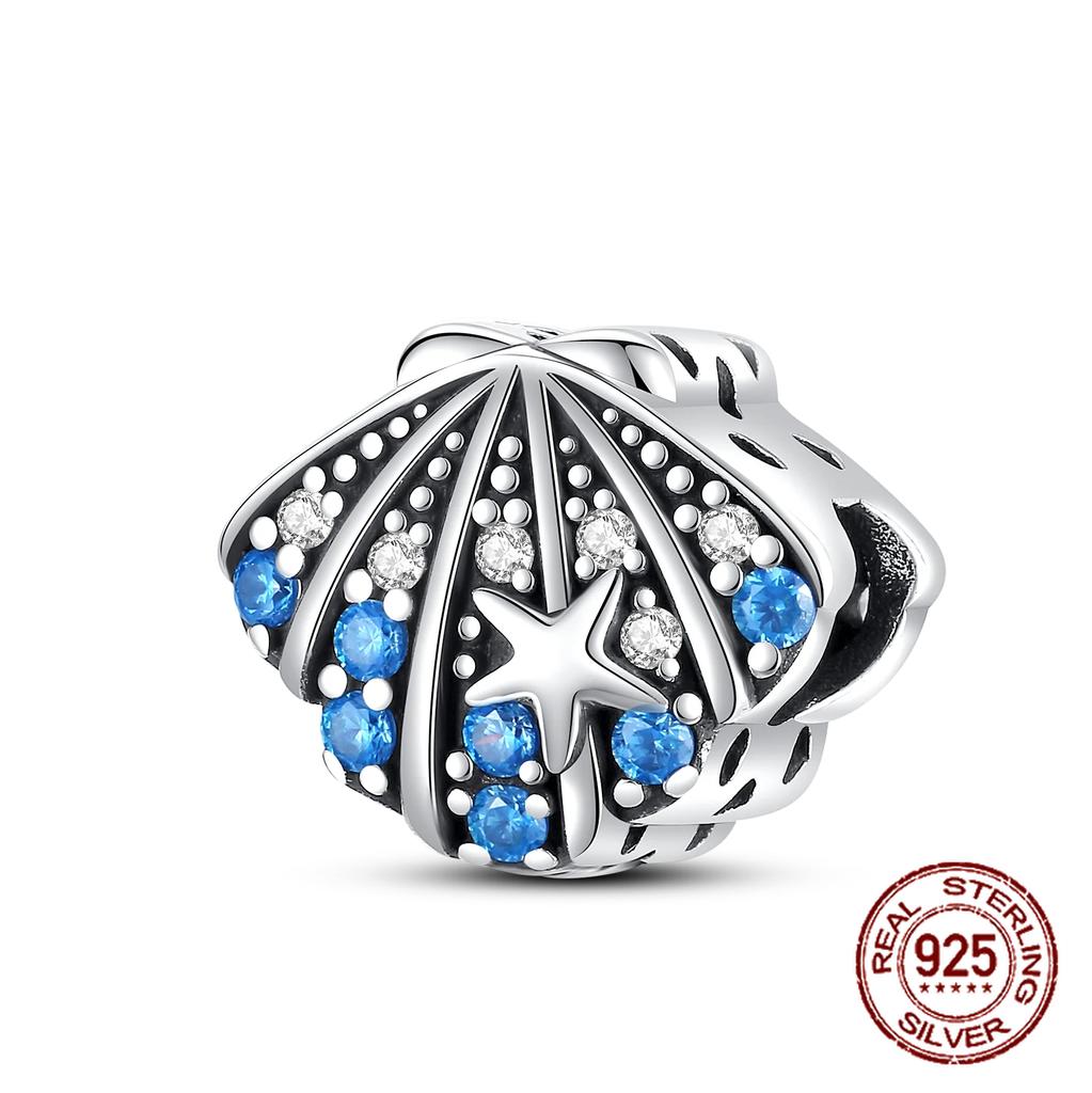 Copper Ocean Theme Turtle Octopus Seashells Charms Beads Fit Original Bracelets Diy Jewelry Making Women