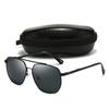 New retro metal polarized toad glasses men's driving polarized sunglasses personalized street photo UV protection sunglasses