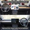 Suede Leather Dashmat Dash Mat Cover Dashboard Pad Sunshade Carpet Accessories for Tesla Model 3 2017-2023 Model Y 2018-2024